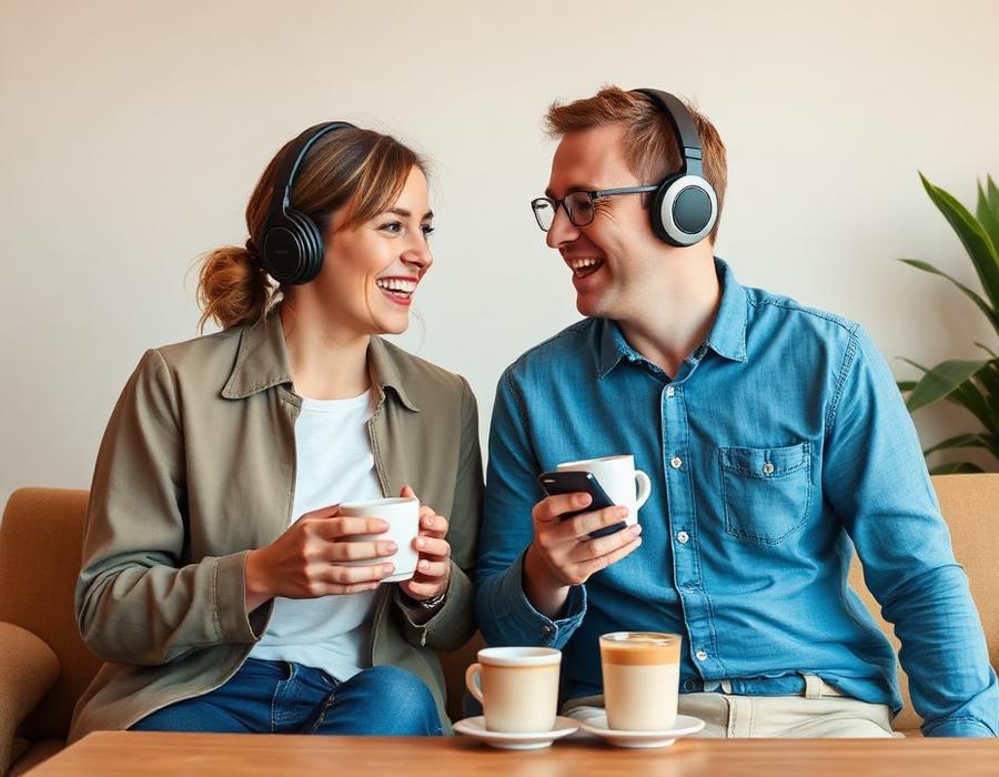 Adults speaking English course promotional image